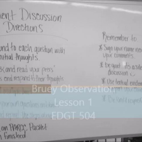 Bruey Lesson 1 Observation