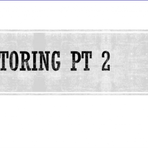 Factoring Pt 2 Notes