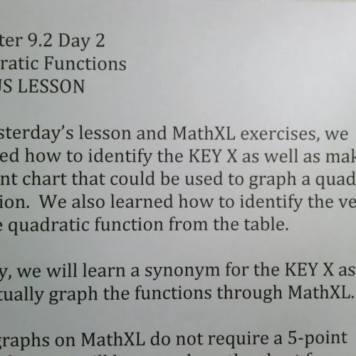 SSHSMATH - Ch 9 Sect 2 Day 2