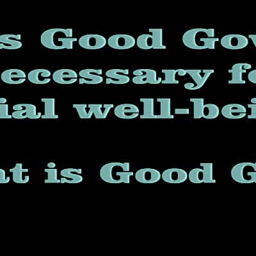 Good Government in Attack of the Clones