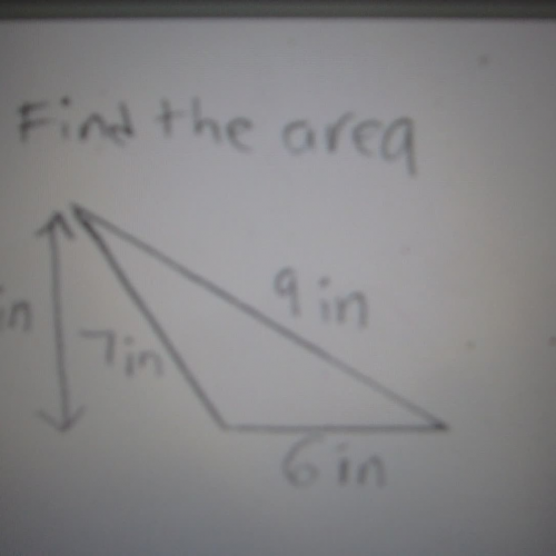 area of a triangle 3