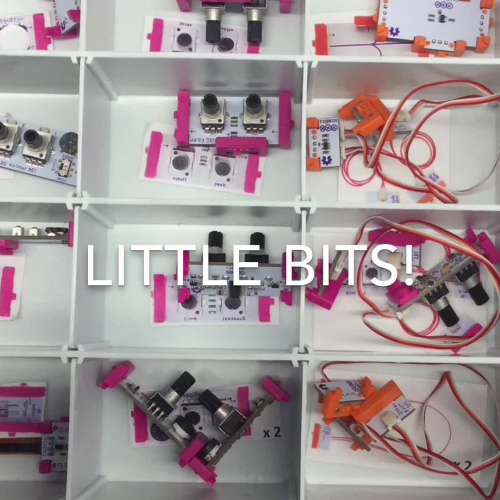 Try LittleBits in the Learning Resource Center (AKA Library)