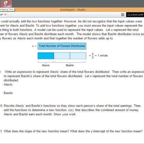 Carnegie Algebra 1 3-4 Part 2