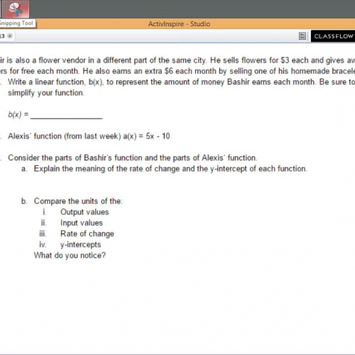 Carnegie Algebra 1 Text 3-4 Part 1