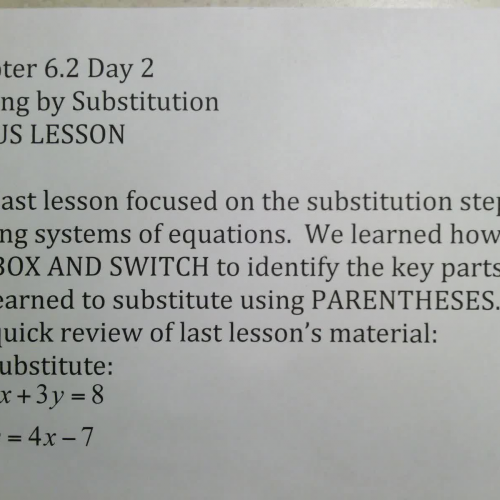 SSHSMATH - Ch 6 Sect 2 Day 2