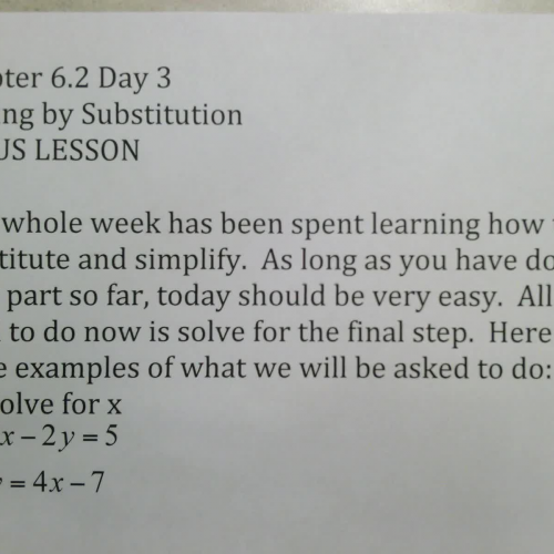 SSHSMATH - Ch 6 Sect 2 Day 3