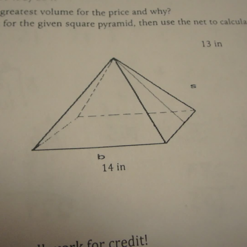surface area of a pyramid video 2