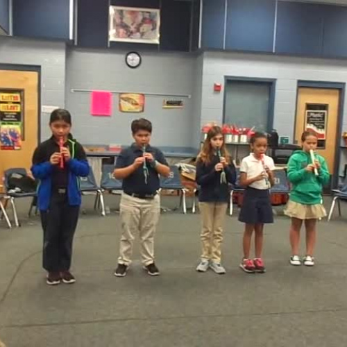 16-17 Ms. Hamilton's 4th grade class ""Acka Backa" by Carol King