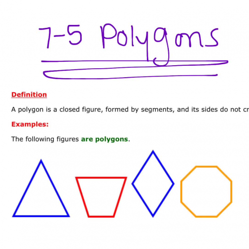 7-5 Polygons