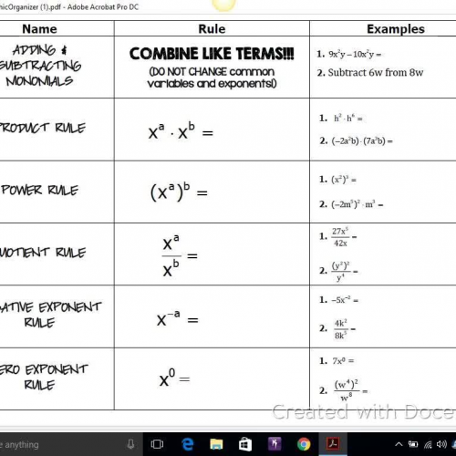 Quotient Rule