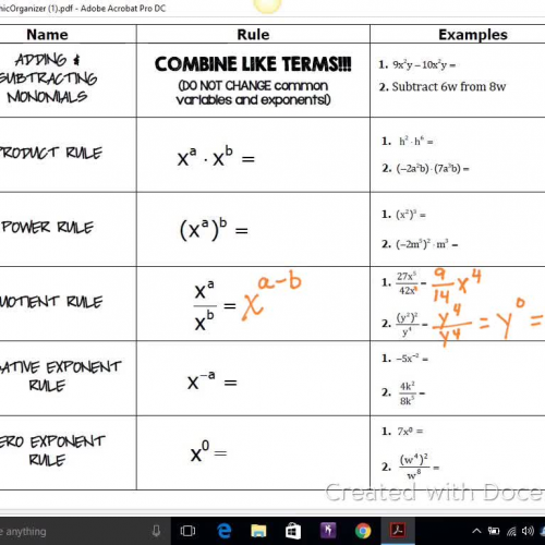 Quotient Rule