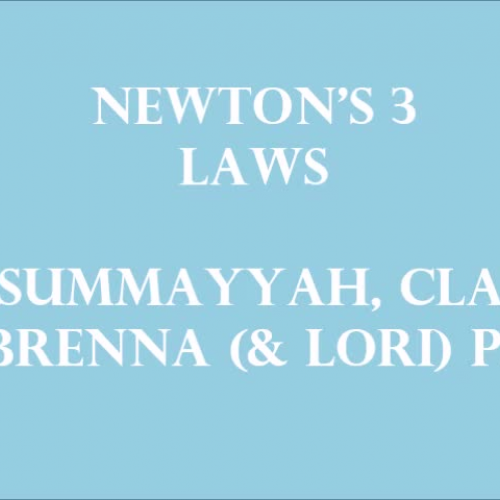 Newton's Three Laws!! version 3