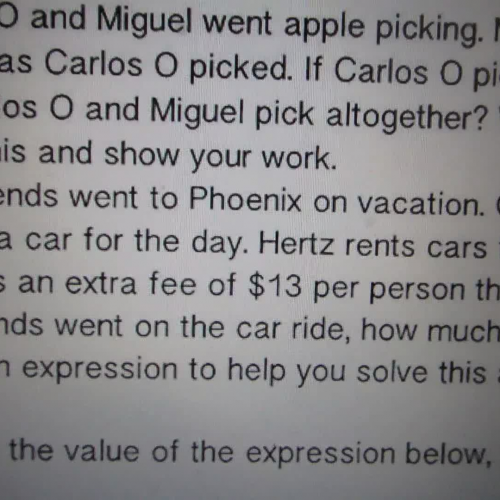Writing Expressions video