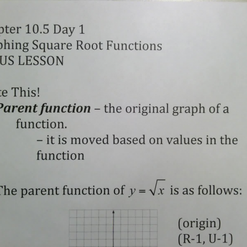 SSHSMATH - Ch 10 Sect 5