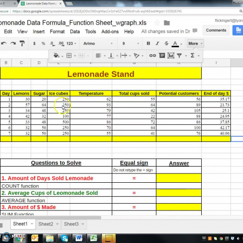 Recognizing Formulas & Functions