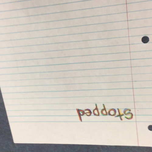 Rainbow Write Spelling Words