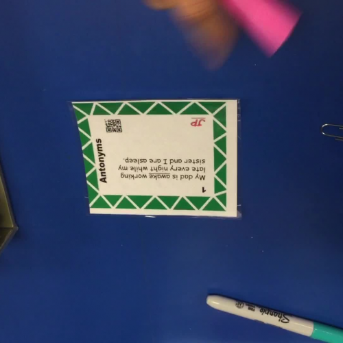 Antonyms Task Cards