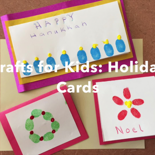 Crafts for Kids: Holiday Cards