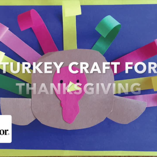Turkey Craft for Thanksgiving