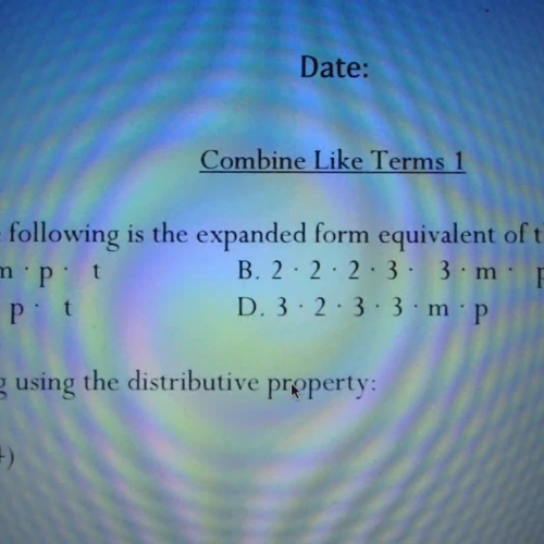 combine like terms video 2