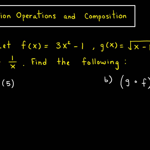 2.8 Function Operations and Composition (Review)