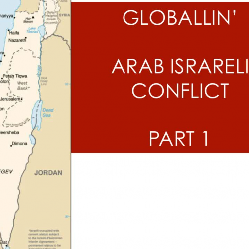 Middle East- Arab Israeli Conflict- Part 1