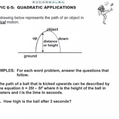 Real World Quadratics