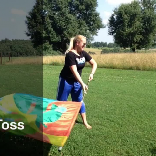 Cross Toss - How to color guard