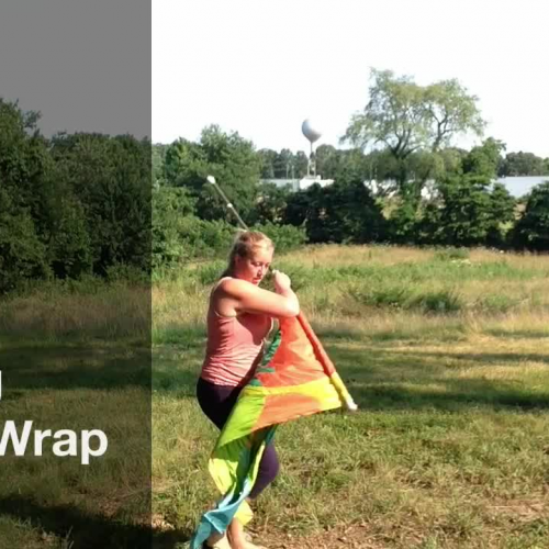 Turning Single Wrap - How to color guard