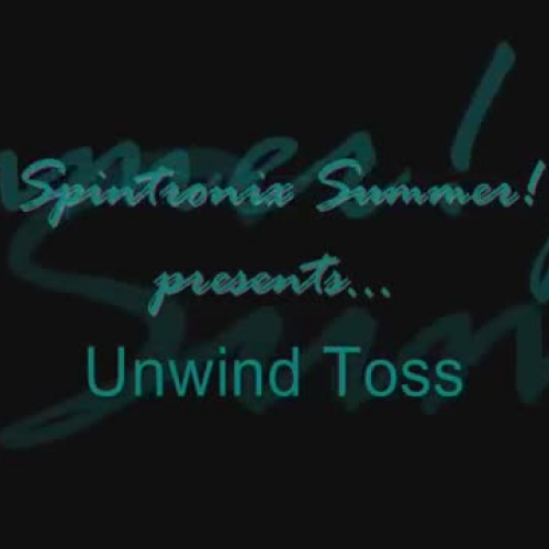 Unwind Toss - How to color guard