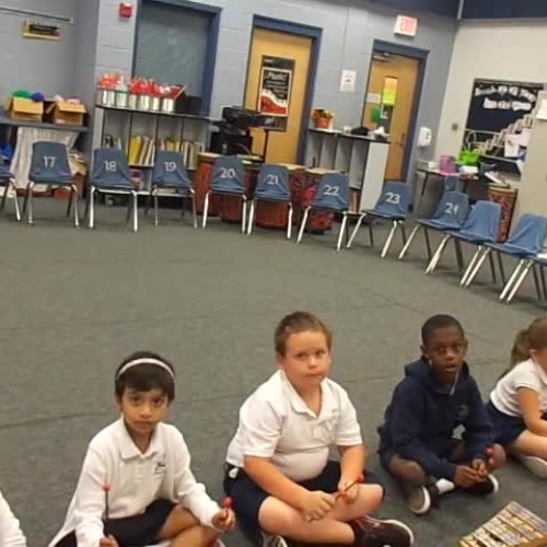 16-17 Ms. Carter's 1st grade class "If All the World" by Hiller/Dupont