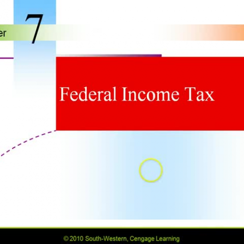 Chapter 7 "Federal Income Tax" Intro