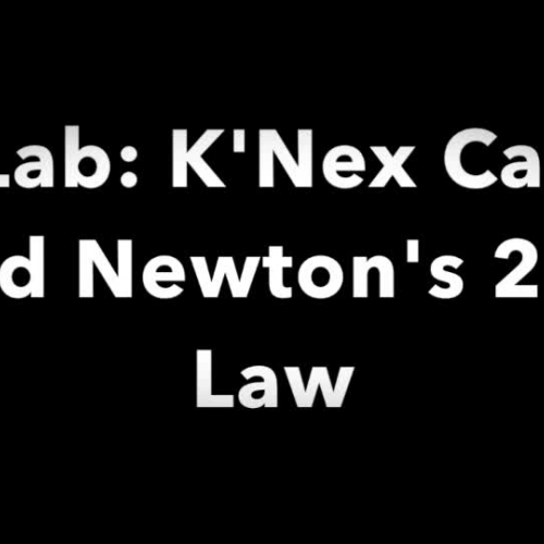 Lab: Newton's Second Law