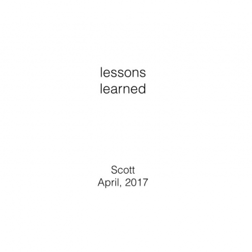 Lessons Learned 2017