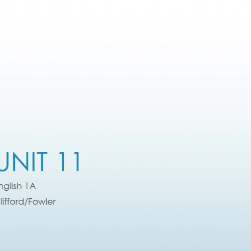 Unit 11 vocabulary