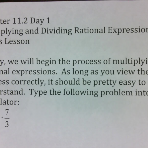 SSHSMATH - Ch 11 Sect 2 Day 1