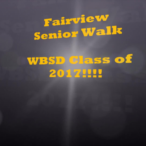 Fairview Senior Walk 2017
