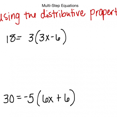 Multi-Step Equations