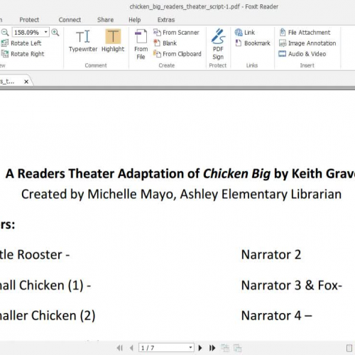 Chicken Big Readers' Theatre