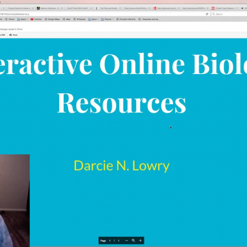 Interactive Online Biology Resources