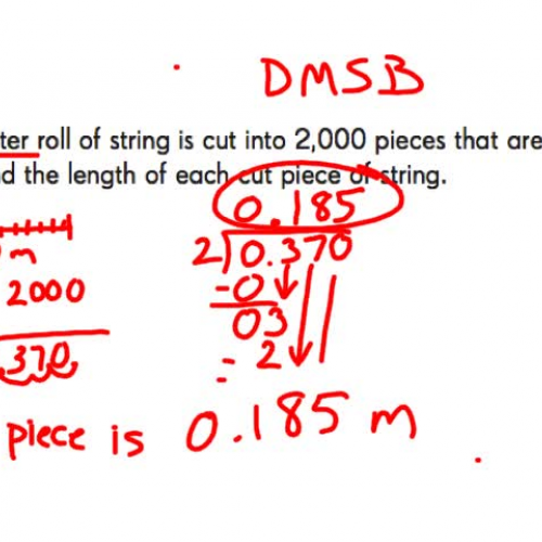 MIF Grade 5 Chapter 9 Test Review - Challenge Questions