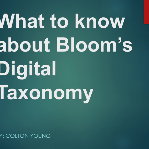 What to know about Bloom's Digital Taxonomy