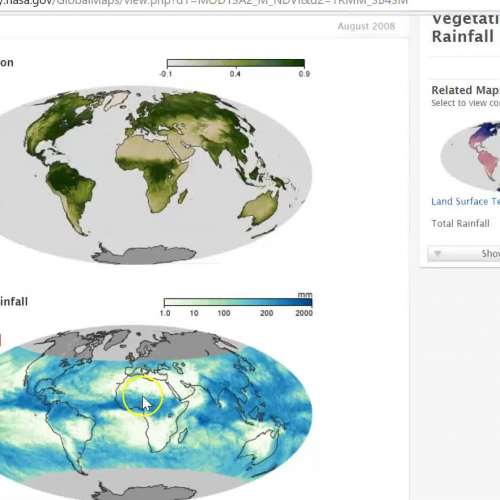 Climate and Vegetation-Animated Maps