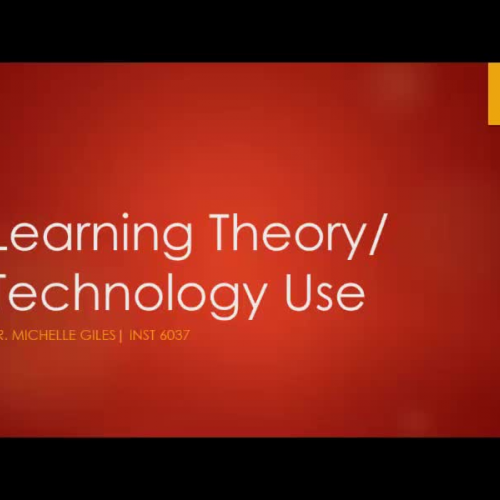 Linda Richard Video on Learning Theory and the use of Technology