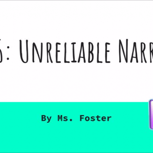 Unreliable Narrator