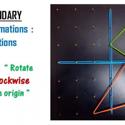 Maths with Geoboards for Lower Secondary Mathematics - an Overview