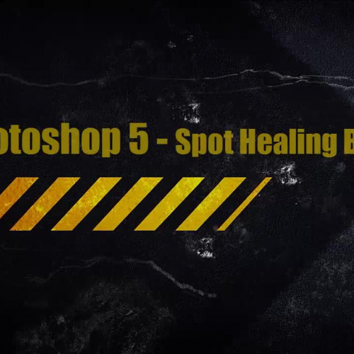 Spot Healing Brush Tutorial