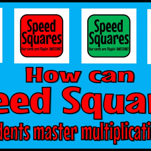 How can Speed Squares help students master multiplication facts?