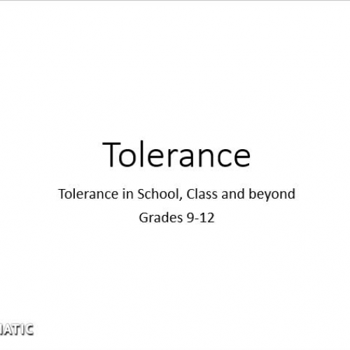 Tolerance 