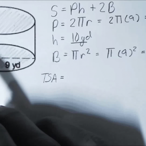 Cylinder Surface Area 